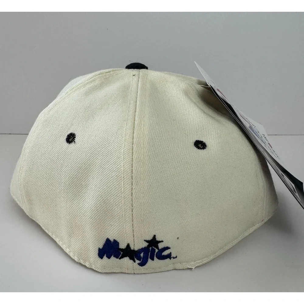 Vintage 90s Orlando Magic New Era Hat Fitted Size 7 Pro Model 100% Wool USA 5950
